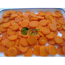 IQF Frozen Vegetables of Carrots Crinkle